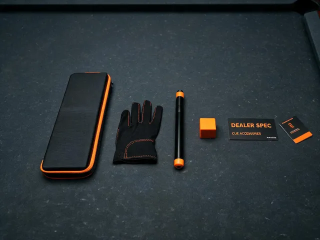 Pool cue case and glove kit