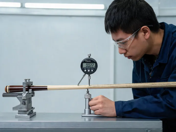 Cue deflection measurement